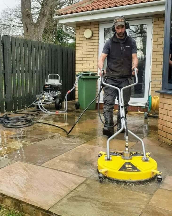 Lewis Garden Services Pressure Washing Patio